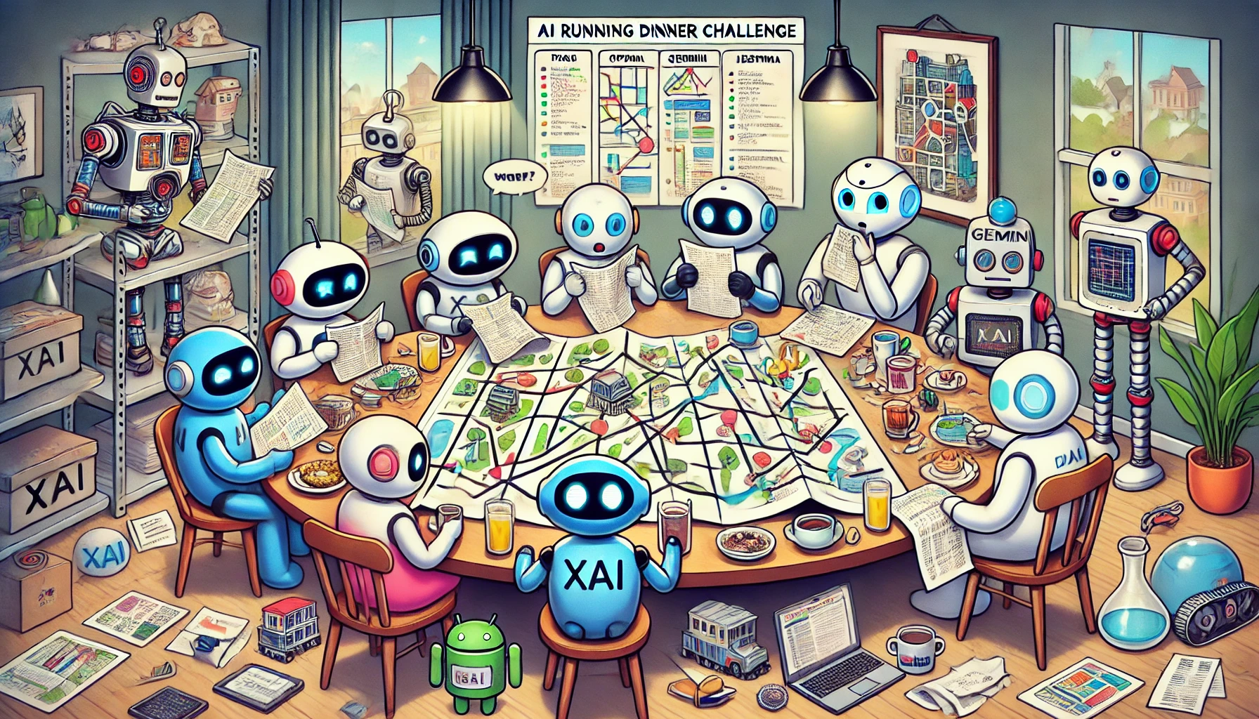 AI running dinner challenge